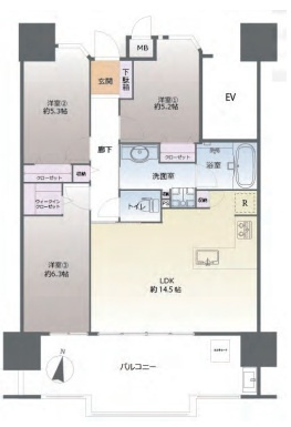 【間取り】 | エイルマンション清水☆仲介手数料無料☆