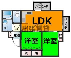 仲介手数料0円！！スカイハイツT-1