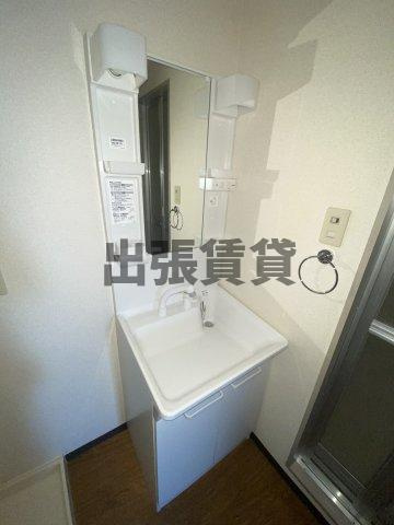 仲介手数料0円！！スカイハイツT-1の独立洗面台