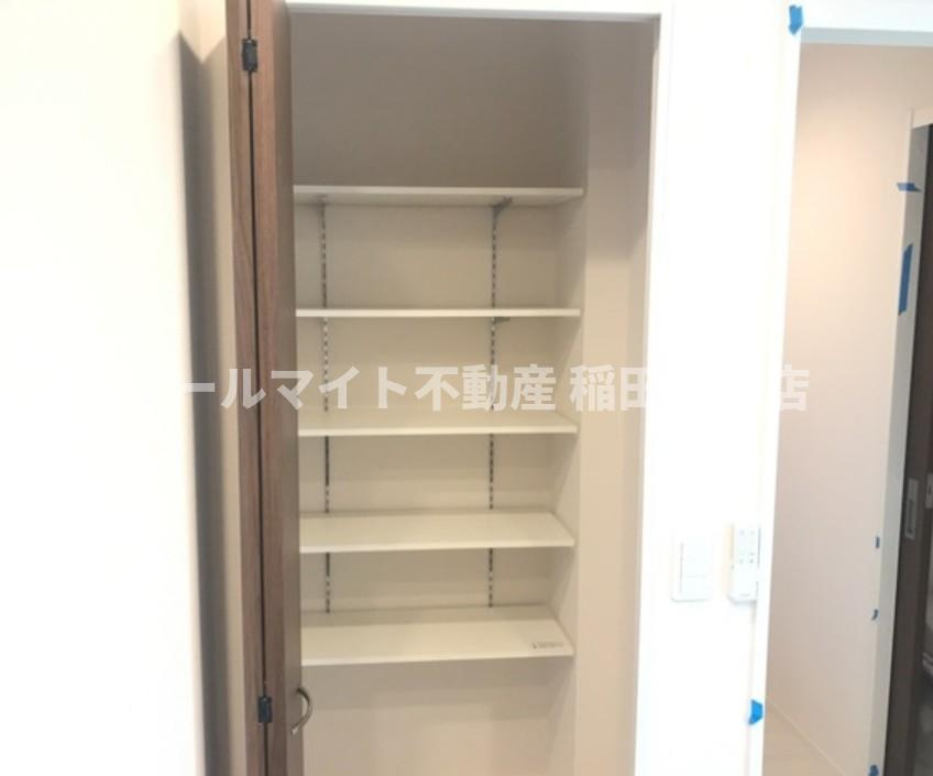 のアパートの収納