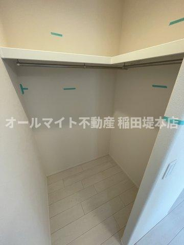 のアパートの収納