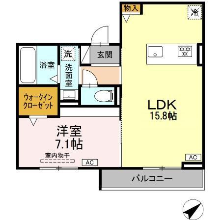 グレイスガーデン赤渋の間取り