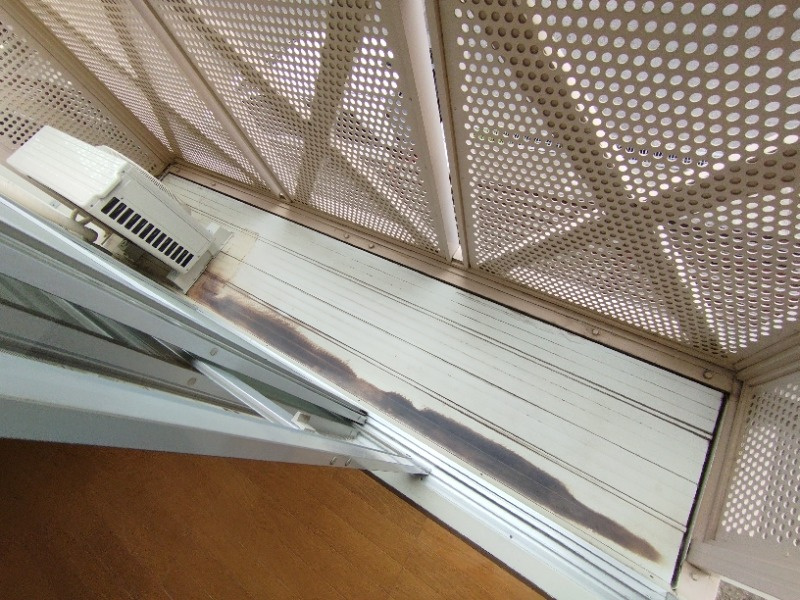 エバーグリーンＢのバルコニー