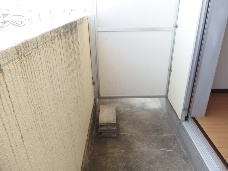 Ｋマンションのバルコニー