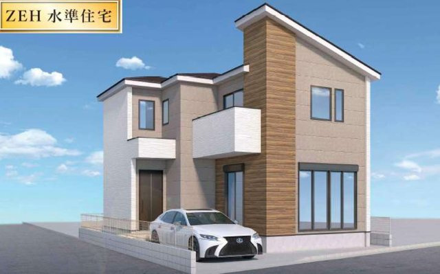 新築/新座市北野３丁目の外観パース|外観のイメージパースです。
