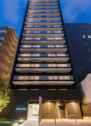 コンフォリア北浜の外観