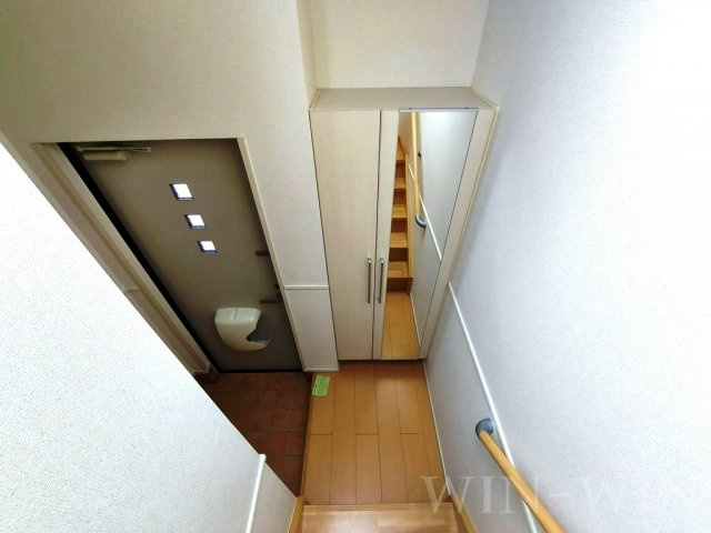 パーク プロムナードメゾンの玄関