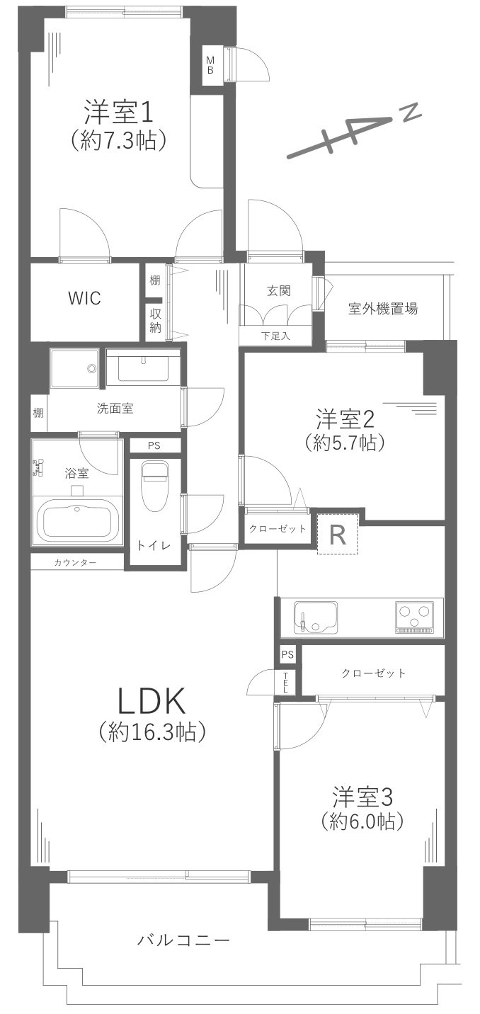 コスモ東戸塚グランパルクA棟
