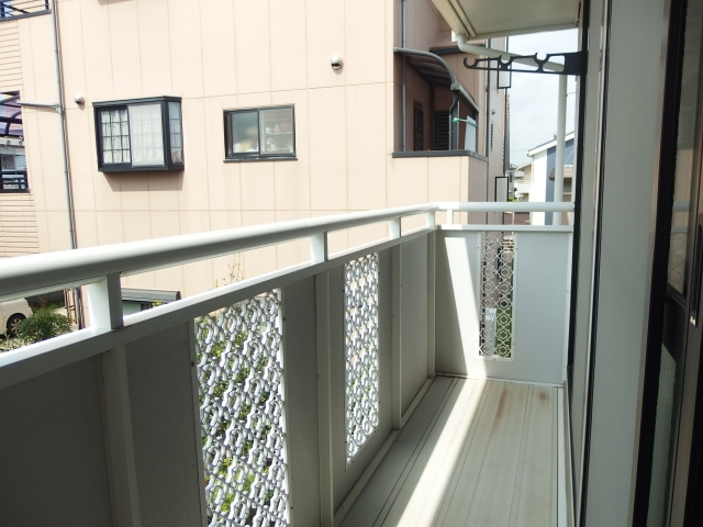 ジョイフル朝日のバルコニー