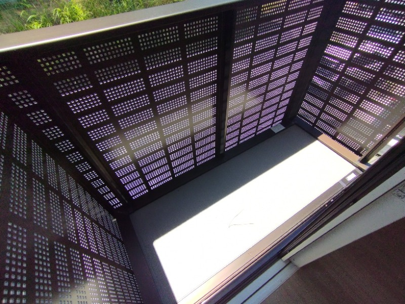 パークサイド柱Ⅱのバルコニー