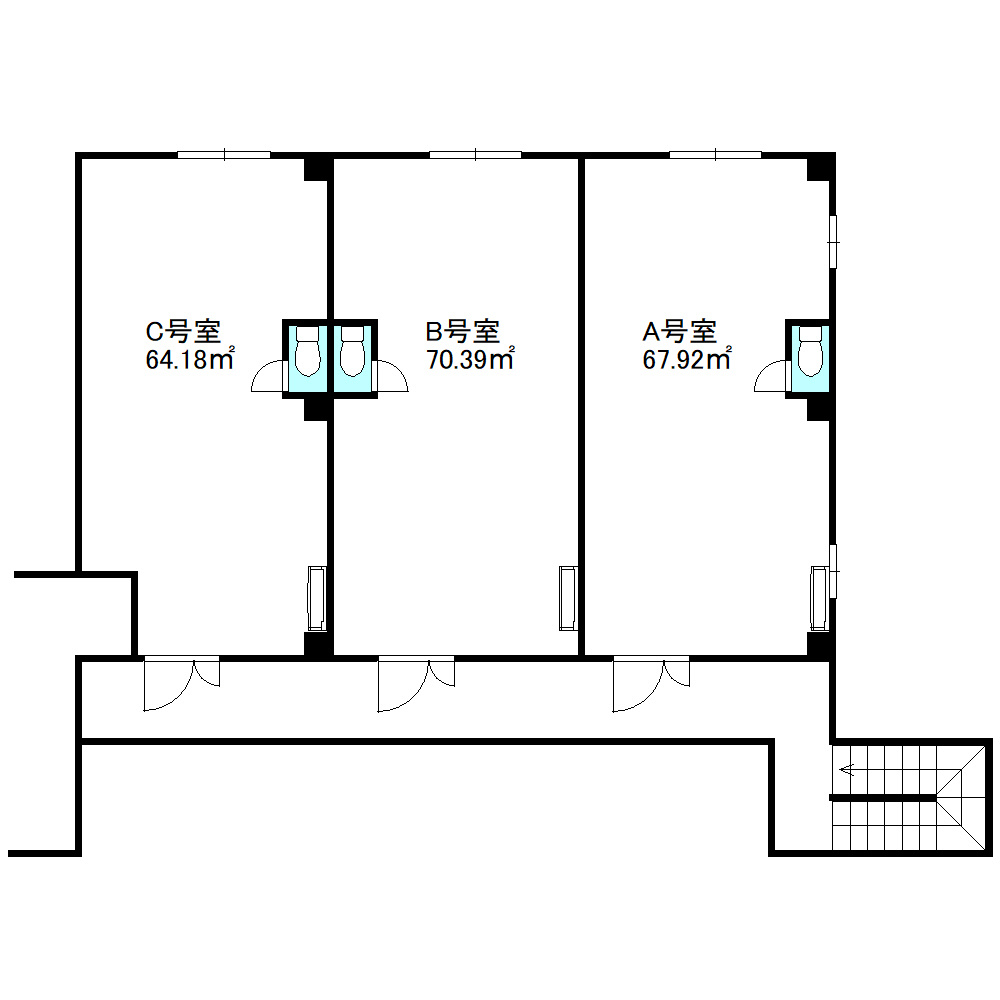 発知ビルの間取り
