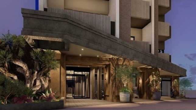 グレーシアフィット三軒茶屋　新築　ペット相談　駐車場のエントランス