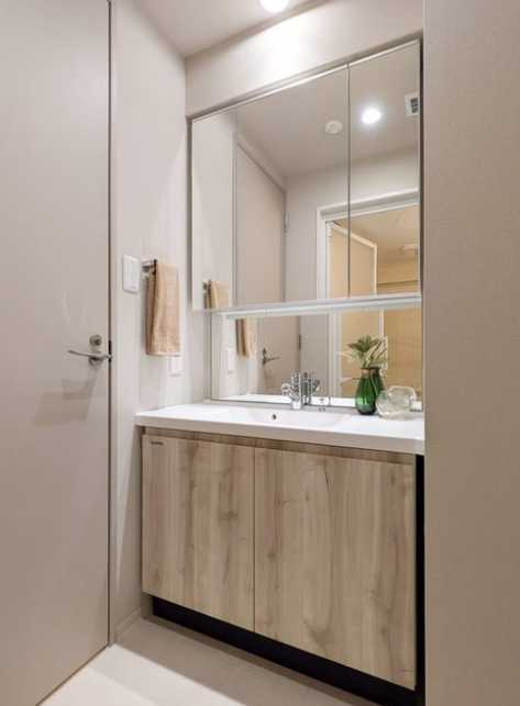 グレーシアフィット三軒茶屋　新築　ペット相談　駐車場の洗面所