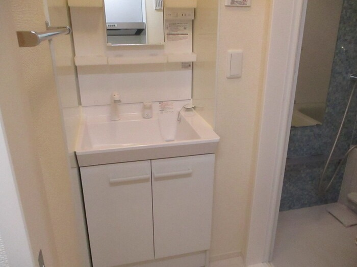 ウッドイン舳越の洗面所