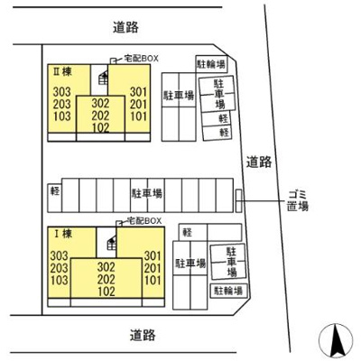 【区画図】 | ラヴィエベールⅠ