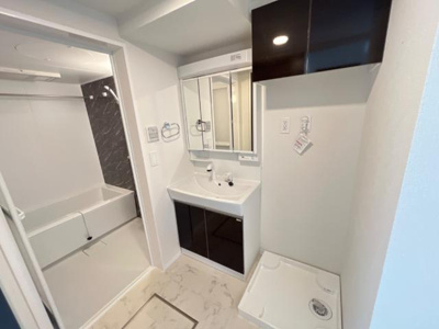 【洗面所】 | オレンジ | 洗髪洗面化粧台