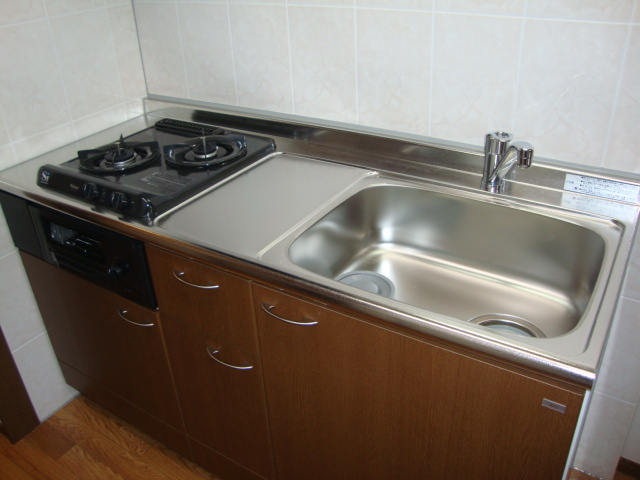 グランド　ボヌールのキッチン|ガスコンロ付き