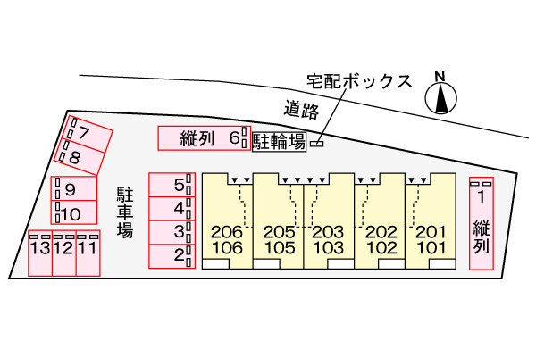 ノーヴァ　ヴィータの駐車場