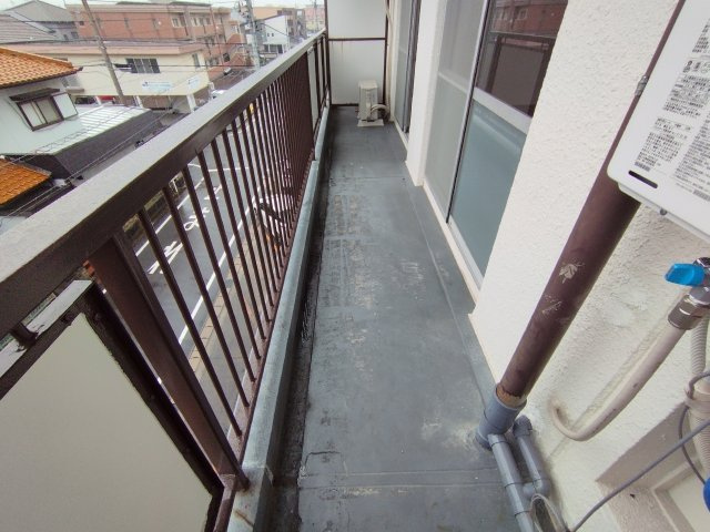 杉山コーポＣのバルコニー
