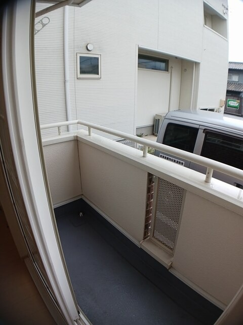 ハピネス優のバルコニー