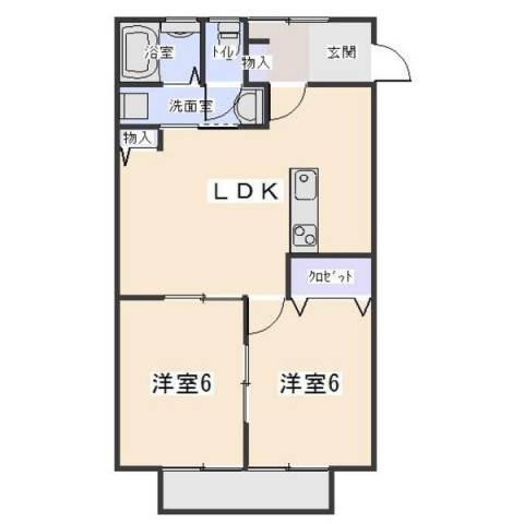 ベルメゾン鈴木の間取り