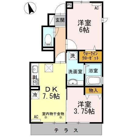 アヴェニールの間取り