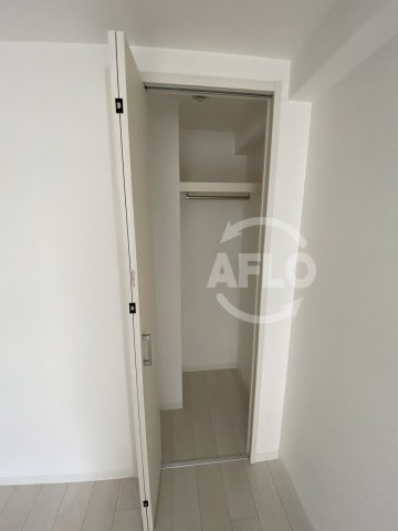 アールスクエア東天満の収納|アールスクエア東天満　クローゼット