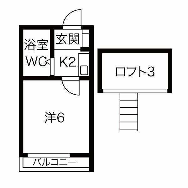 ボヌール絆Ⅱの間取り