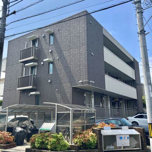 広島市南区向洋新町１丁目の賃貸マンションの外観|外観は落ち着いています