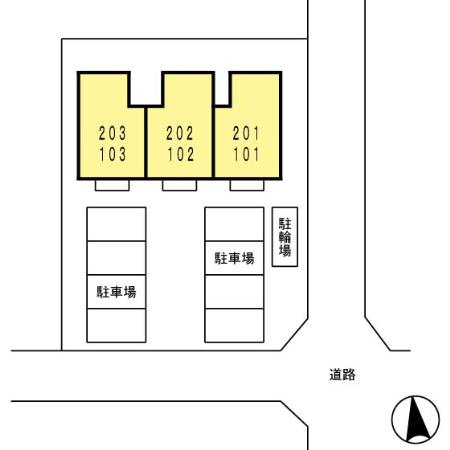 サンパルクの区画図
