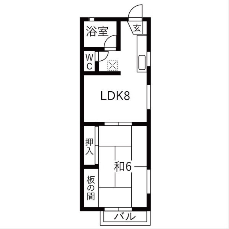 マーブル山本の間取り