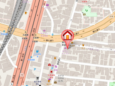 【地図】 | レジディア大森東