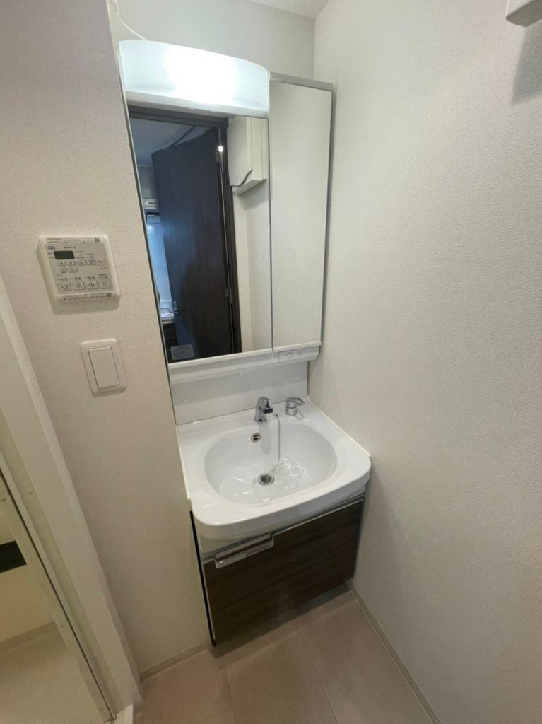 プレサンス金山デュアル　名古屋市賃貸　仲介手数料無料の洗面所|洗面