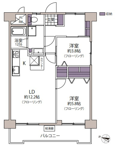 【間取り】 | トーカンマンション今泉☆仲介手数料無料☆