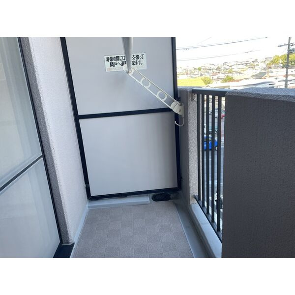 藤和シティコープ伝馬通のバルコニー