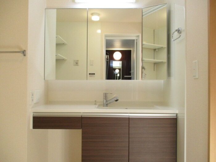 ハイツ岡崎柱　南棟の洗面所