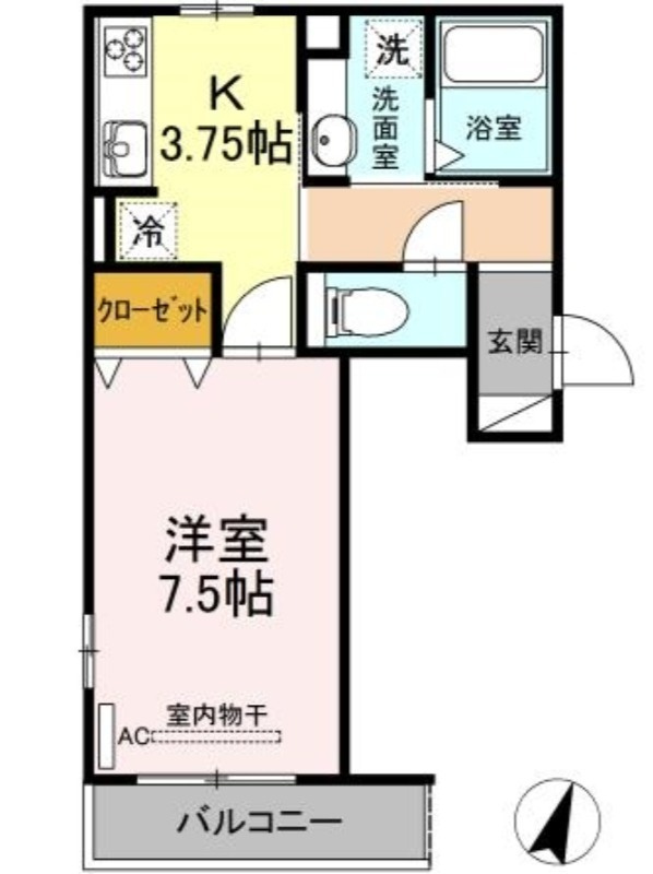メルベーユの間取り