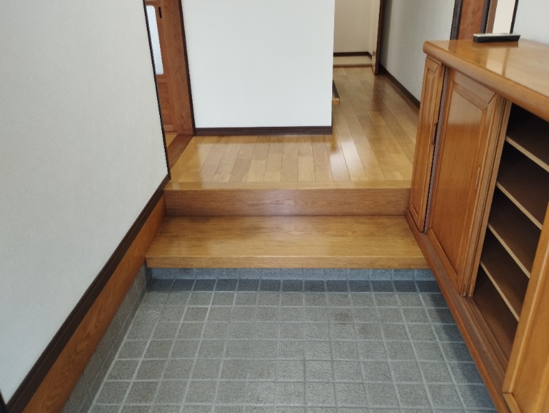 宮地貸家の玄関