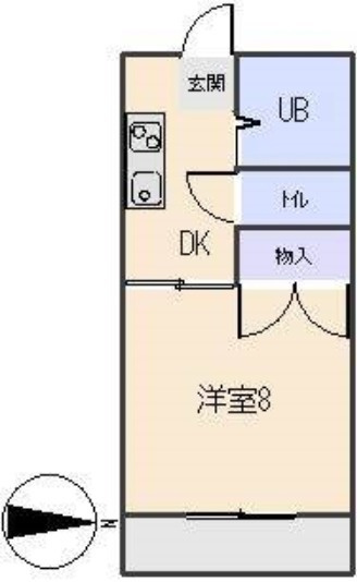 ビューコートＫＦの間取り
