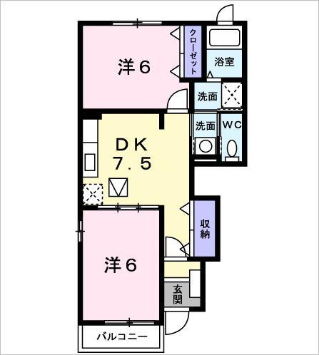 ディス　リュミエールの間取り