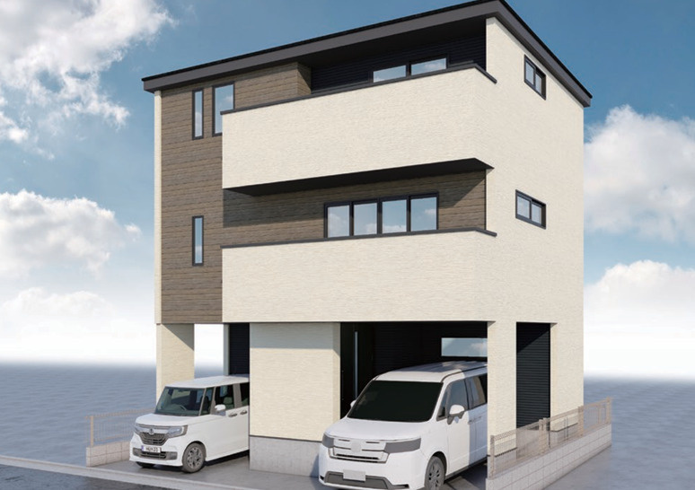 新築/和光市南１丁目の外観パース