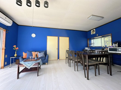 【居間・リビング】 | 【再建築不可】鹿嶋市大字大小志崎　軽量鉄骨造平屋