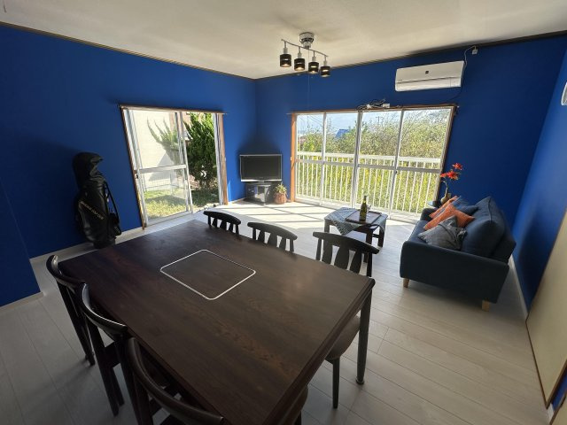 【居間・リビング】 | 【再建築不可】鹿嶋市大字大小志崎　軽量鉄骨造平屋