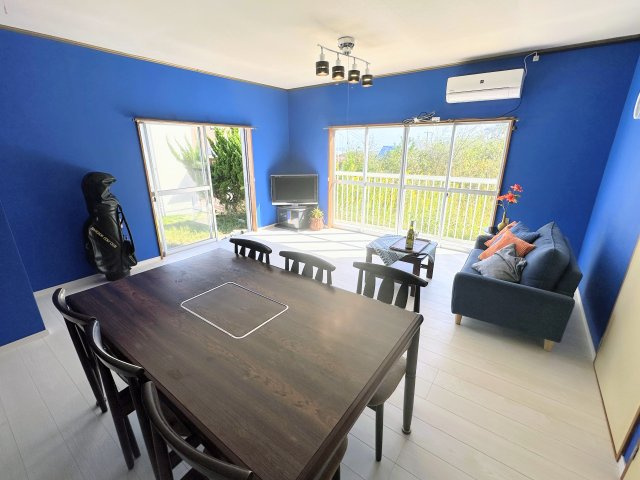 【居間・リビング】 | 【再建築不可】鹿嶋市大字大小志崎　軽量鉄骨造平屋