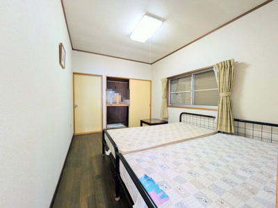 【寝室】 | 【再建築不可】鹿嶋市大字大小志崎　軽量鉄骨造平屋