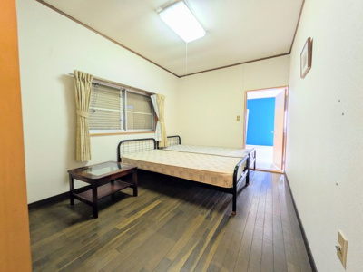 【寝室】 | 【再建築不可】鹿嶋市大字大小志崎　軽量鉄骨造平屋