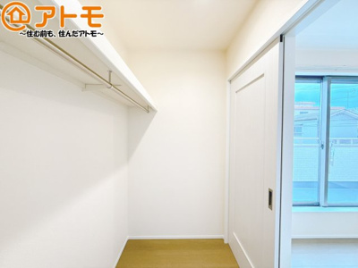 【収納】 | 葵区田町7期　新築戸建　C号棟 | 収納家具を減らせる容量の大きなクローゼット♪