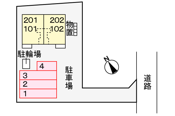 グレースの駐車場|駐車場