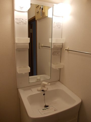 【洗面所】 | カーサソレアードＣ | スペースが確保できる洗面所です