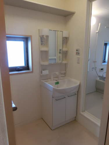 メゾン・ハマダの洗面所|使いやすい洗面所です